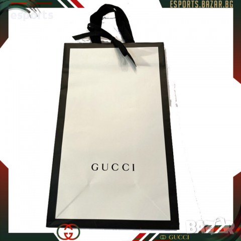 Автентична бутикова Gucci подаръчна торба gift bag 38x23cm, снимка 6 - Други - 35803825
