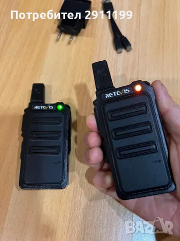Радиостанция Retevis 2бр., снимка 5 - Друга електроника - 49029022