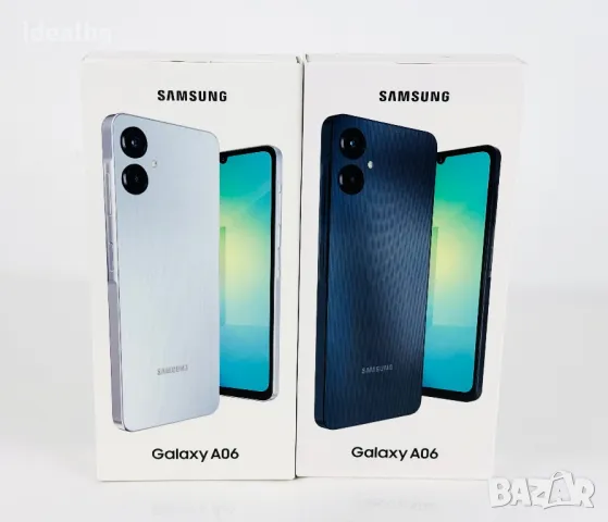 НОВ! Samsung Galaxy A06 64GB 4RAM Black / Blue 2г. Гаранция!, снимка 2 - Samsung - 47450952