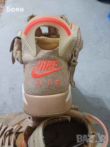 Обувки Nike Air Jordan x Travis Scott 6 Retro British, снимка 3 - Спортни обувки - 52281898