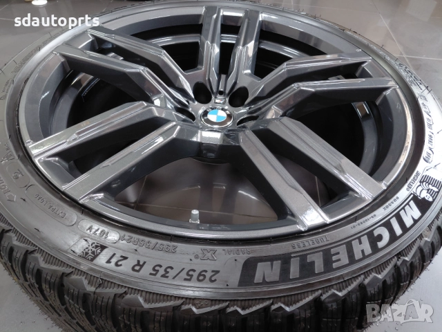 Нови 21” Джанти BMW Style 808 M Зимни Гуми Датчици БМВ X5M F95 X6M F96, снимка 14 - Гуми и джанти - 51592928