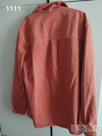 Дънково яке Zara р-р L., снимка 3 - Якета - 49311015