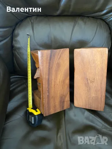 Книгоразделители 2 бр. Масивно дърво, Холандия., снимка 5 - Други - 49438142