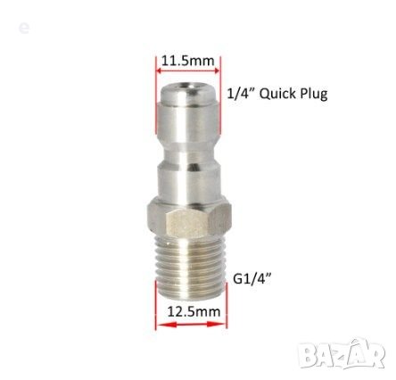 Дюза за пяна за 1/4" бърза връзка MJJC Пянообразувател, снимка 4 - Други инструменти - 31354910