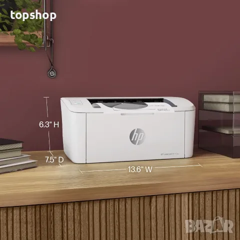 Чисто нов на 70 страници черно-бял лазерен принтер HP LaserJet M110w  , снимка 5 - Принтери, копири, скенери - 56130987