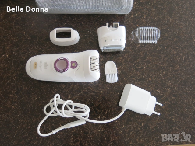 Безжичен епилатор Braun Silk-Epil 7-700 SensoSmart, снимка 14 - Епилатори - 54357705