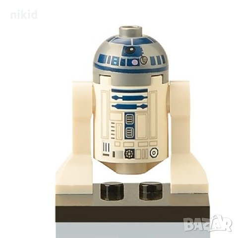 R2D2 R2-D2 бял дроид робот Star Wars Междузвездни Войни фигурка за Лего конструктор, снимка 1 - Конструктори - 30857060