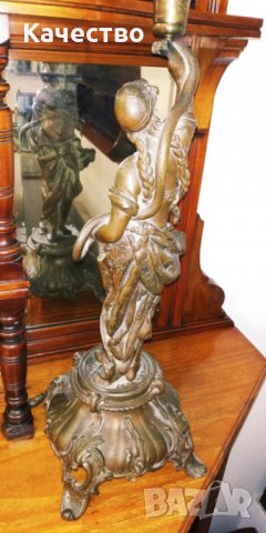 Бронзова скулптура , снимка 3 - Статуетки - 35406237