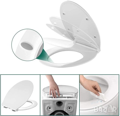Седалка за тоалетна чиния LLJMF105, снимка 8 - Други стоки за дома - 42084082