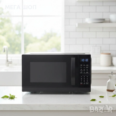 Микровълнова фурна MUHLER MO-7059D 25L, черна, дигитална, снимка 2 - Микровълнови - 53884603