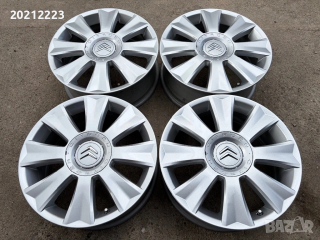 4 броя алуминиеви джанти за Citroen C4,C4 Picasso,Grand C4 Picasso,Berlingo 17, снимка 2 - Гуми и джанти - 53886038