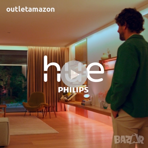 LED лента RGBWW Philips Hue Solo, Bluetooth, zigbee, 20W, 1700 лумена, Цветна светлина, IP20, 5 м, снимка 10 - Лед осветление - 52455251