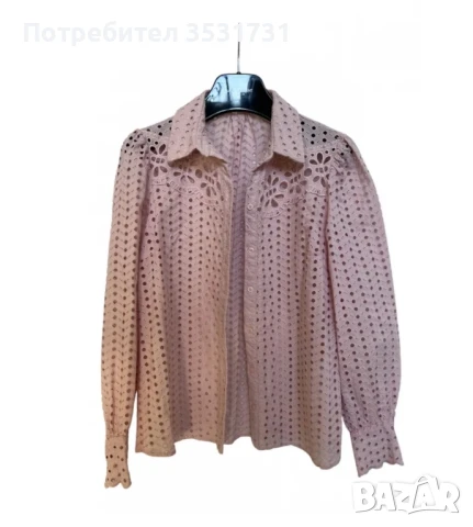 Claudie Pierlot розова риза на дупки