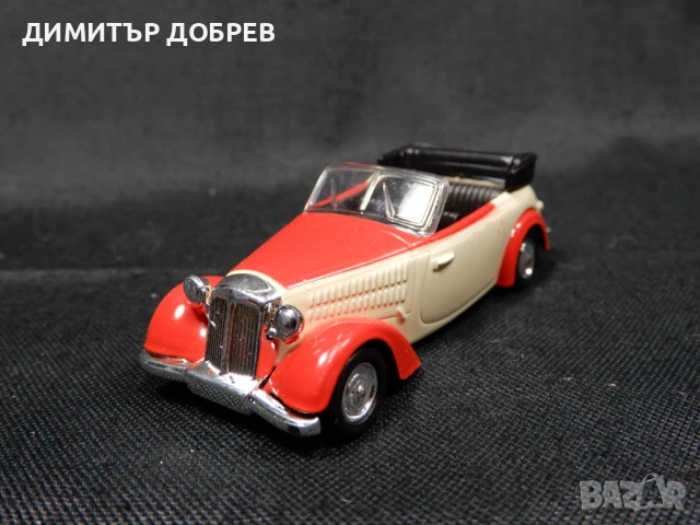 1/64 РЕТРО МЕТАЛНА КОЛИЧКА IFA F8 CABRIO GRELL 8