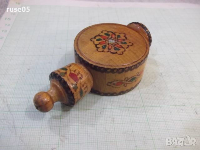 Мускал пирографирана бъклица от соца - 1, снимка 9 - Други стоки за дома - 52111375