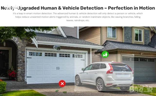 ANNKE C800 4K Външна PoE IP Bullet Камера за сигурност Разпознаване на хора и превозни средства , снимка 5 - IP камери - 50192413