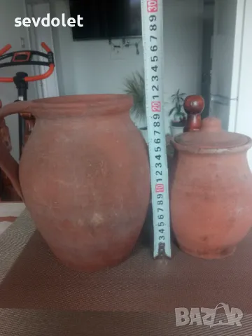 Два стилни,антикварни съда.Керамика.Цената е за двата., снимка 6 - Други ценни предмети - 46565148