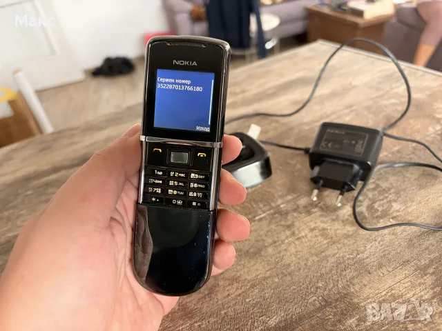 Nokia 8800 Sirocco Black – пълен оригинал, Life timer 329 ч., снимка 2 - Nokia - 56530339