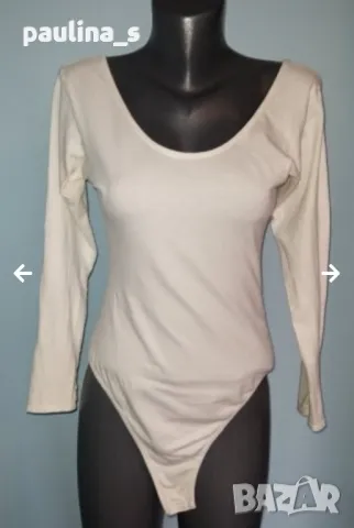 Четири броя / Памучно еластично боди / голям размер , снимка 7 - Блузи с дълъг ръкав и пуловери - 28332488