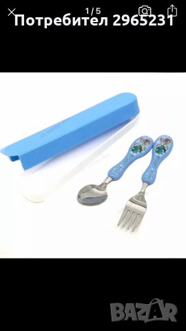 Детски прибори за хранене Елза и Анна от Замръзналото кралство, снимка 2 - Други - 31640781