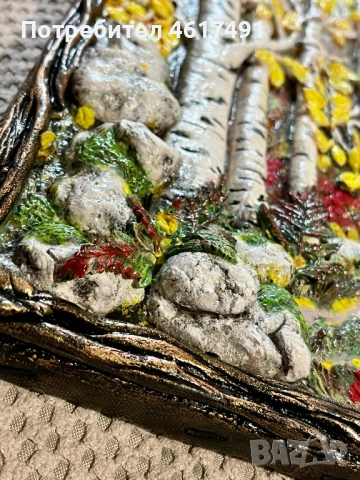 3D Горска брезова картина 🖼️🪾🌳🍂, снимка 3 - Картини - 53052983
