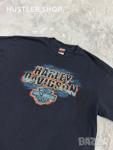 Мъжка тениска HARLEY DAVIDSON. Размер XL, снимка 2 - Тениски - 53936249