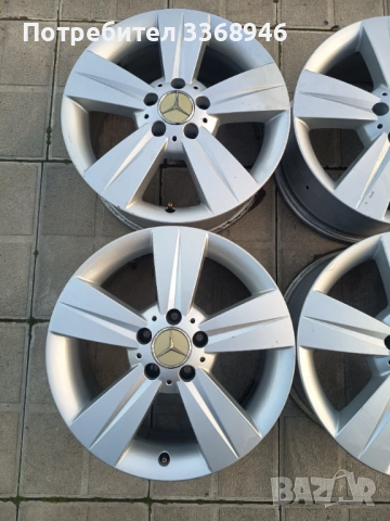 Оригинални Джанти Мерцедес ВИАНО Вито 17" 5х112 Mercedes Vito 5x112, снимка 4 - Гуми и джанти - 54047041