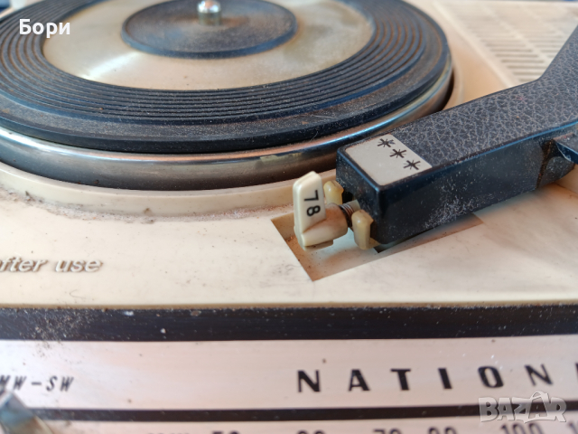 Грамофон-Радио NATIONAL  SG-551D, снимка 9 - Радиокасетофони, транзистори - 44926798