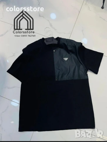 Мъжка черна тениска P***/IM60x