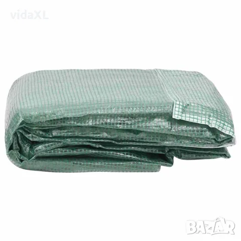 vidaXL Резервно покривало за парник (36 м²), 300x1200x200 см, зелено, снимка 2 - Оранжерии - 56146620