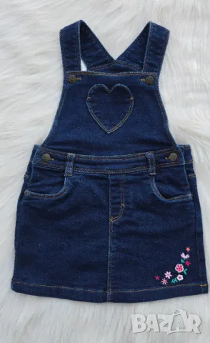 Дънков сукман 18-24 месеца, снимка 6 - Бебешки рокли - 48937970