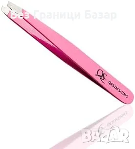 Нов Комплект 2 прецизни пинсети за вежди враснали косъмчета и черни точки
