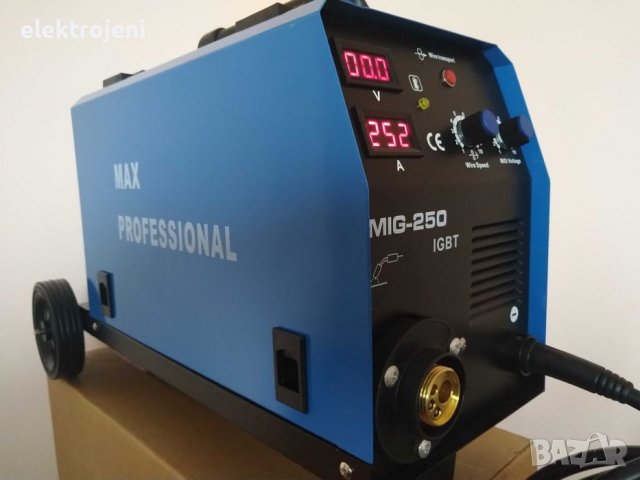 250Ампера - Телоподаващо Инверторно с дисплей- MAX PROFESSIONAL