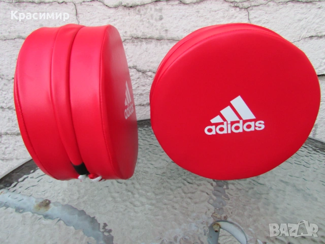 Двулицеви лапи за бокс Adidas, снимка 5 - Бокс - 53080085