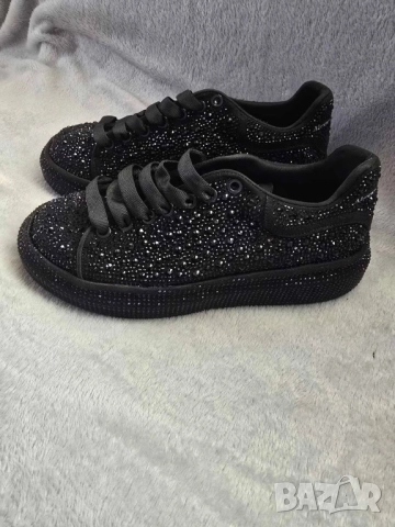 дамски маратонки Alexander Mcqueen с камъни 