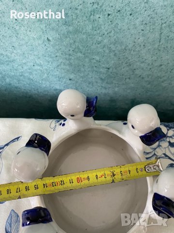 Порцеланова кашпа с гъсоци, снимка 3 - Декорация за дома - 40057128