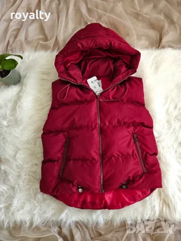 Дамски червен елек 