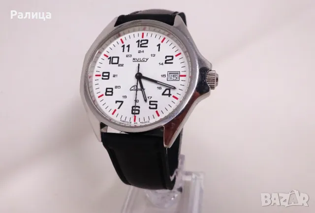 Френски мъжки кварцов часовник RUCLY, снимка 3 - Мъжки - 47917559