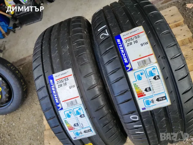 2бр.летни гуми MICHELIN 205 55 16 DOT21 цена за брой, снимка 2 - Гуми и джанти - 55782812