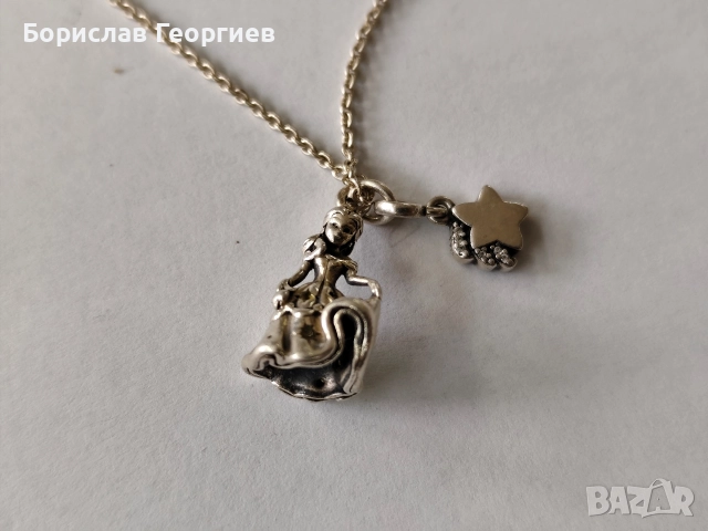 Сребърно колие Пандора Pandora 925, снимка 4 - Колиета, медальони, синджири - 52719528