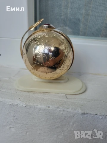 Колекционерски часовник будилник СЛАВА ГЛОБУС , снимка 3 - Колекции - 50827704