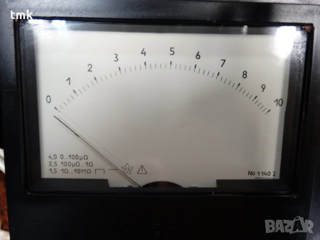 микроомметър Ф4104-М1, снимка 6 - Електродвигатели - 29885939