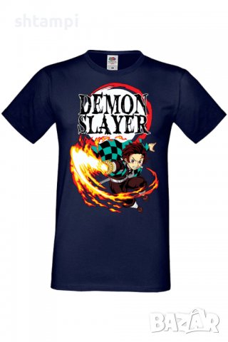 Мъжка тениска Demon Slayer Tanjiro Kamado 01,Анимация,игра,Празник,Повод,, снимка 6 - Тениски - 38075869