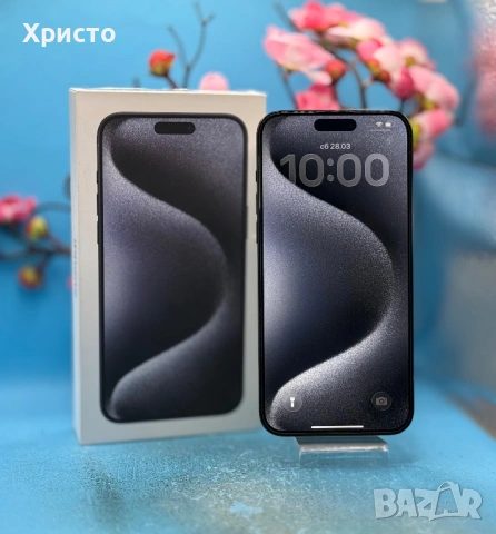 Apple iPhone 15 Pro Max, 256GB, 5G, Black Titanium + аксесоари , снимка 2 - Apple iPhone - 54012116