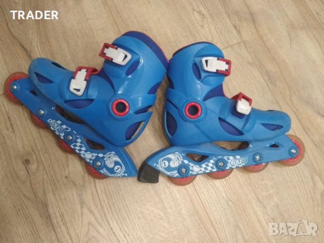 Детски кънки ролери Oxello Decathlon play 3, размер от 32-34, снимка 7 - Ролери, кънки - 39846136