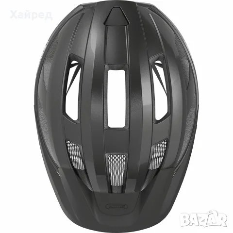 Нова каска ABUS Macator Helmet - titan L размер, снимка 5 - Велосипеди - 56185077