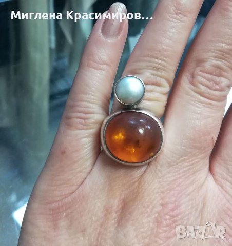 Масивен сребърен пръстен , снимка 8 - Пръстени - 39787369