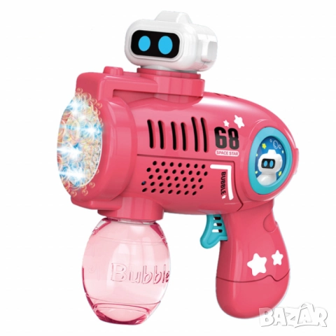 Пистолет за балончета с робот – Забавление с музика, светлини и пяна, снимка 5 - Други - 52040649