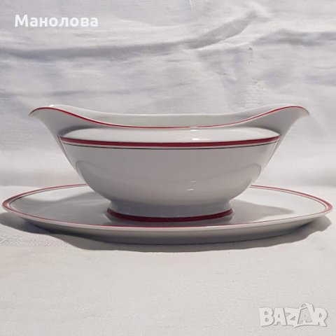 Прекрасен комплект произведен в Чехословакия EPIAG (Първа бохемска порцеланова индустрия)., снимка 8 - Сервизи - 35450069