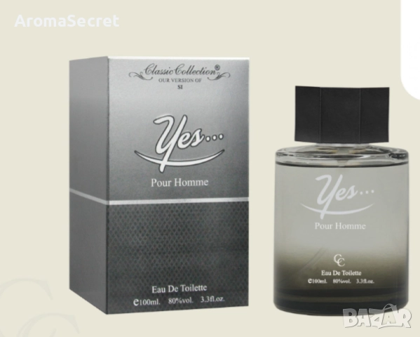 Мъжки парфюм YES Pour Homme Eau De Parfum 100ML For Men, снимка 3 - Мъжки парфюми - 51981627